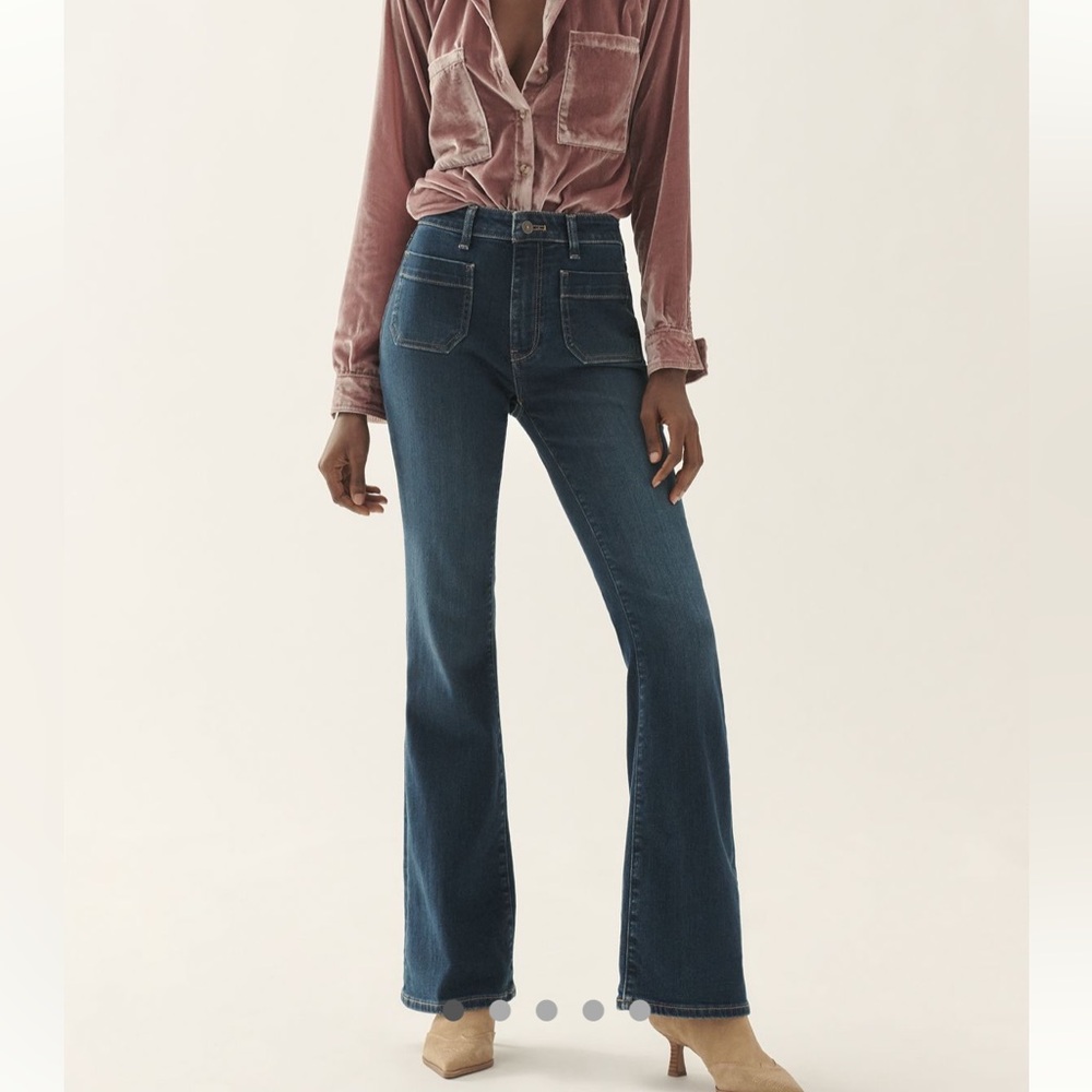 Pilcro (Anthropologie) The Icon Flare Jeans: Mid-Rise Edition in Chimbote